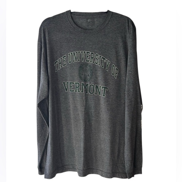 University of Vermont Tops - University of Vermont Gray Long Sleeve Tee Size XL EUC Collegiate Y2K  Casual